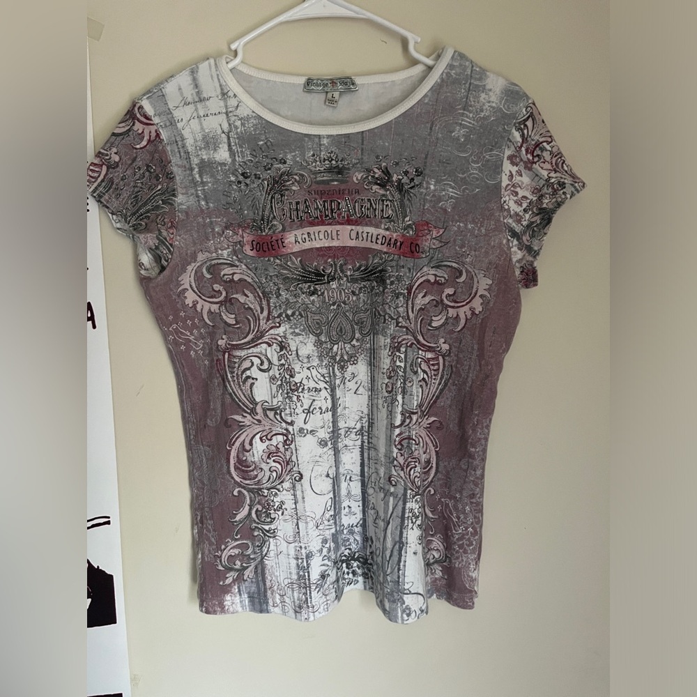 Y2K Print Top